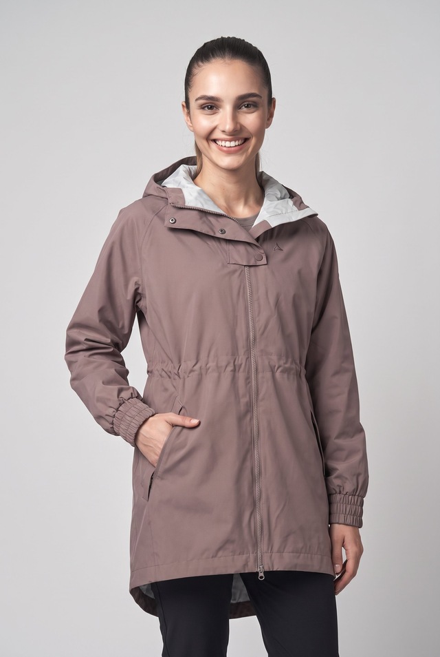 Schöffel Parka »Parka Style Bohorok WMS« Oversize-Passform mit Raglanärmeln, Taillenzug