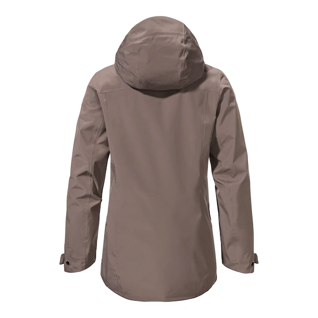 Schöffel Regenjacke »CIRC Jacket Style Smue WMN« mit Kapuze wasserdicht, winddicht, atmungsaktiv, mit Kapuze mit Kordelzug
