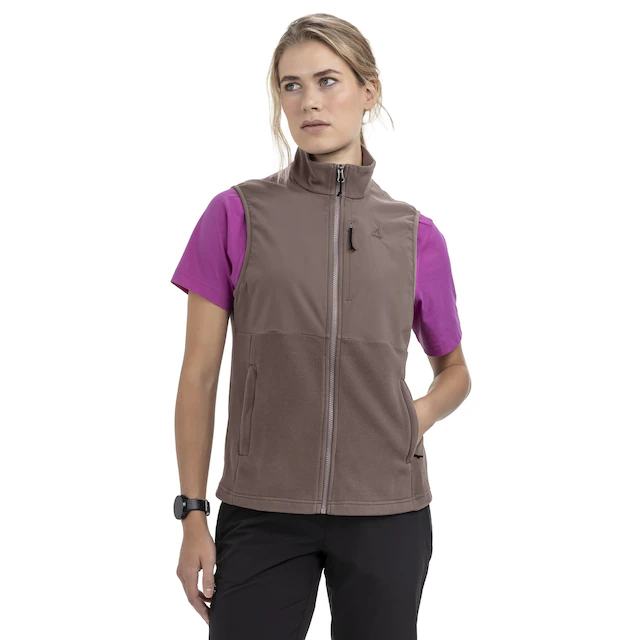 Schöffel Fleeceweste »Fleece Vt Style Ash WMN« wasserabweisend, windabweisend, schnell trocknend, atmungsaktiv