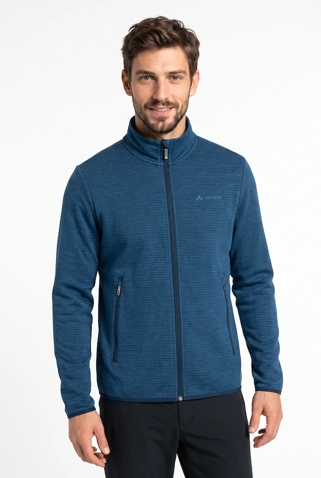 VAUDE Fleecejacke sportlicher Stil, für Alltag und Outdoor, Übergangsjacke