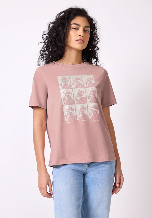 STREET ONE STUDIO Print-Shirt aus reiner Baumwolle