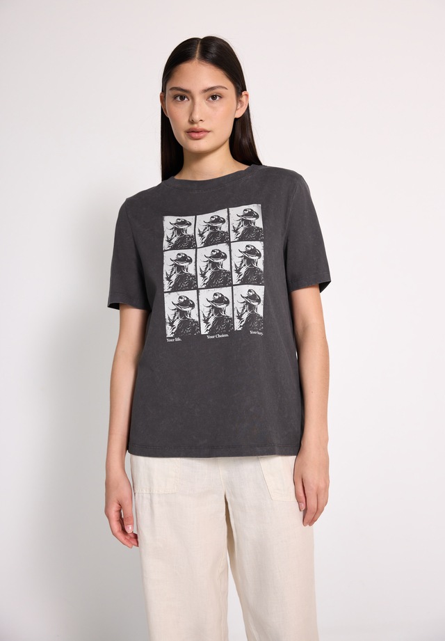 STREET ONE STUDIO Print-Shirt aus reiner Baumwolle