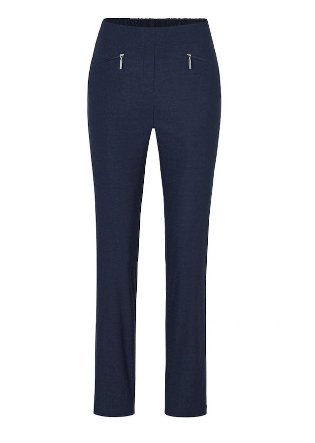 GOLDNER 2-in-1-Hose »Kurzgröße Schlupfhose LOUISA mit Steppnähten« Ohne