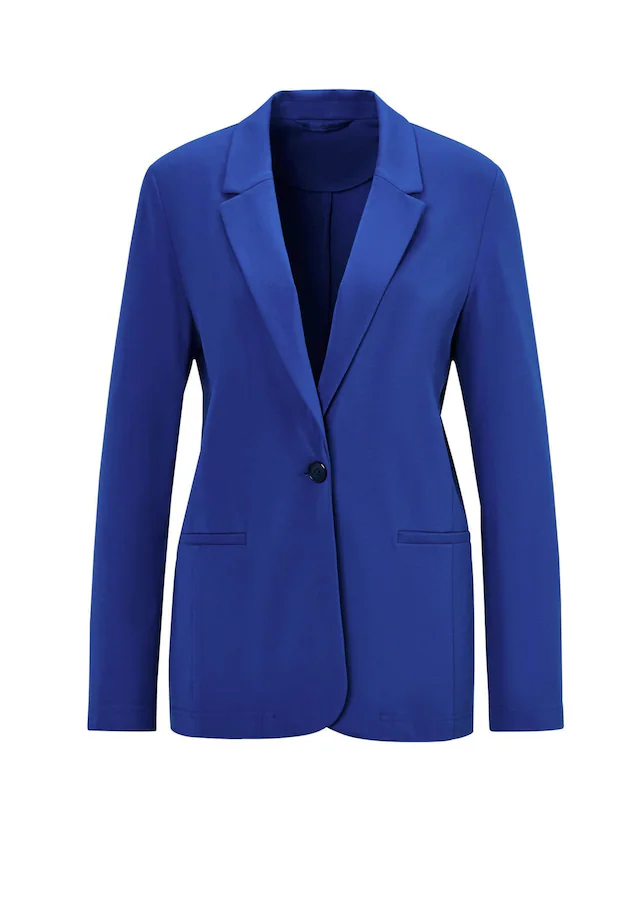 GOLDNER Jackenblazer »Kurzgröße Damenblazer mit Reverskragen und Paspeltaschen« mit formgebenden Teilungsnähte