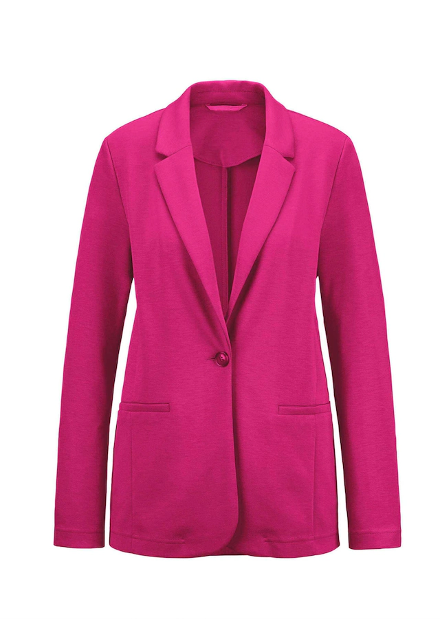 GOLDNER Jackenblazer »Damenblazer mit Reverskragen und Paspeltaschen« mit formgebenden Teilungsnähte