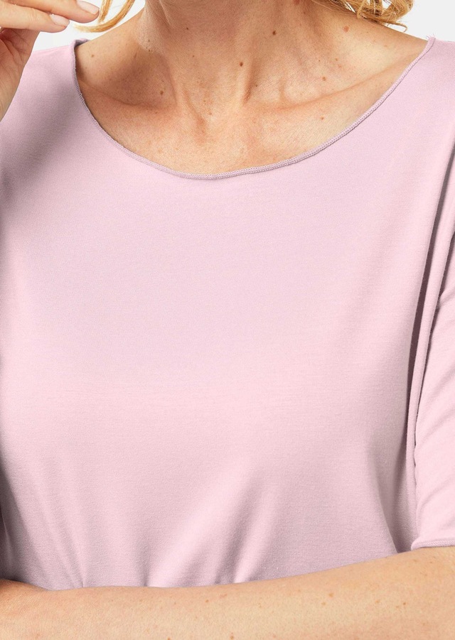 GOLDNER Langarm-Poloshirt »Kurzgröße Kombistarkes Halbarmshirt mit tonaler Zierkante« Tonale Zierkante