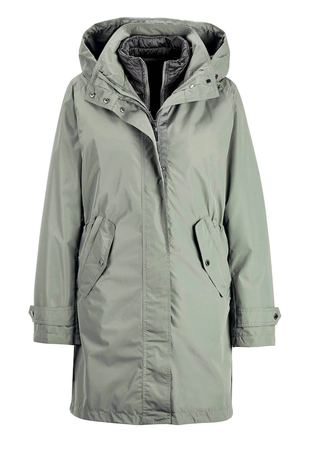 GOLDNER Funktionsjacke »Kurzgröße Kapuzenjacke mit 3-in-1-Funktion« Jacke mit herausnehmbarer Steppjacke
