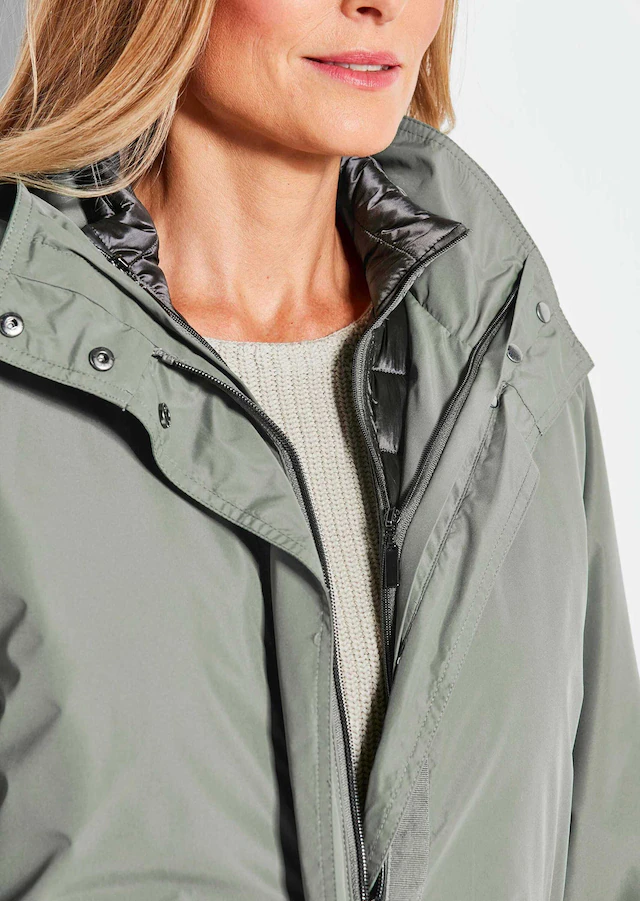 GOLDNER Funktionsjacke »Kurzgröße Kapuzenjacke mit 3-in-1-Funktion« Jacke mit herausnehmbarer Steppjacke