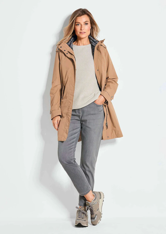 GOLDNER Funktionsjacke »Kurzgröße Kapuzenjacke mit 3-in-1-Funktion« Jacke mit herausnehmbarer Steppjacke