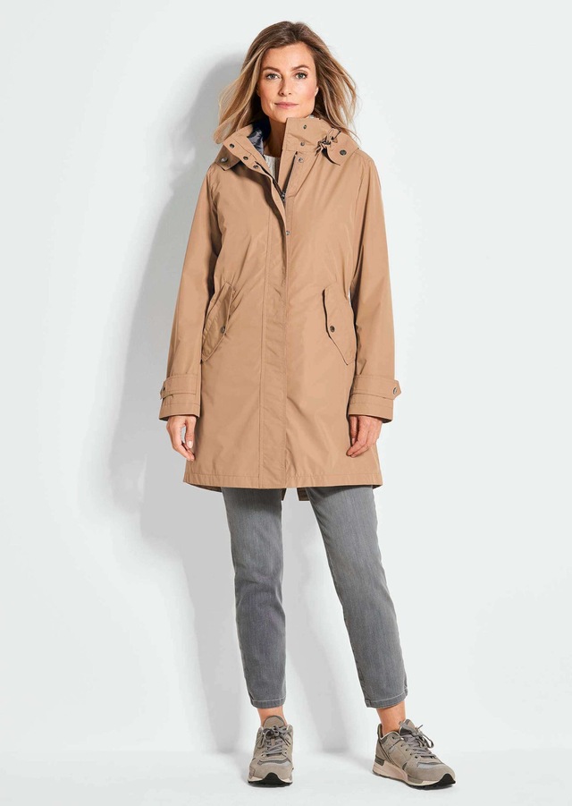 GOLDNER Funktionsjacke »Kurzgröße Kapuzenjacke mit 3-in-1-Funktion« Jacke mit herausnehmbarer Steppjacke