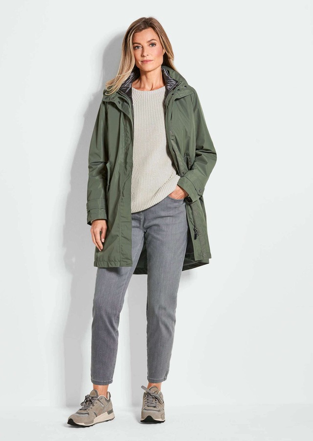 GOLDNER Funktionsjacke »Kurzgröße Kapuzenjacke mit 3-in-1-Funktion« Jacke mit herausnehmbarer Steppjacke