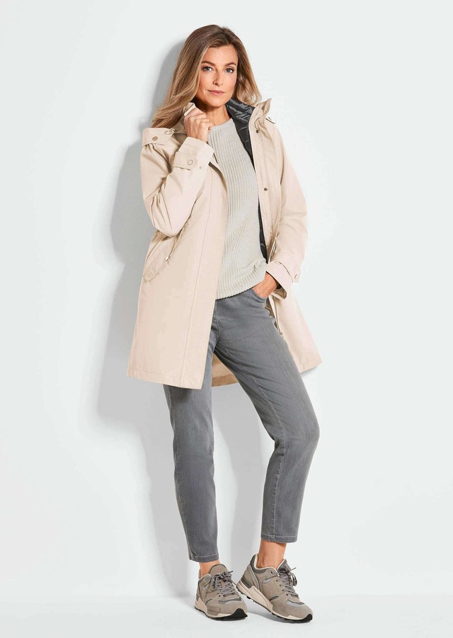 GOLDNER Funktionsjacke »Kurzgröße Kapuzenjacke mit 3-in-1-Funktion« Jacke mit herausnehmbarer Steppjacke