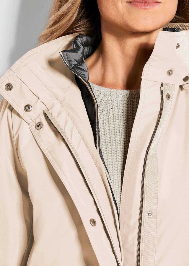 GOLDNER Funktionsjacke »Kurzgröße Kapuzenjacke mit 3-in-1-Funktion« Jacke mit herausnehmbarer Steppjacke