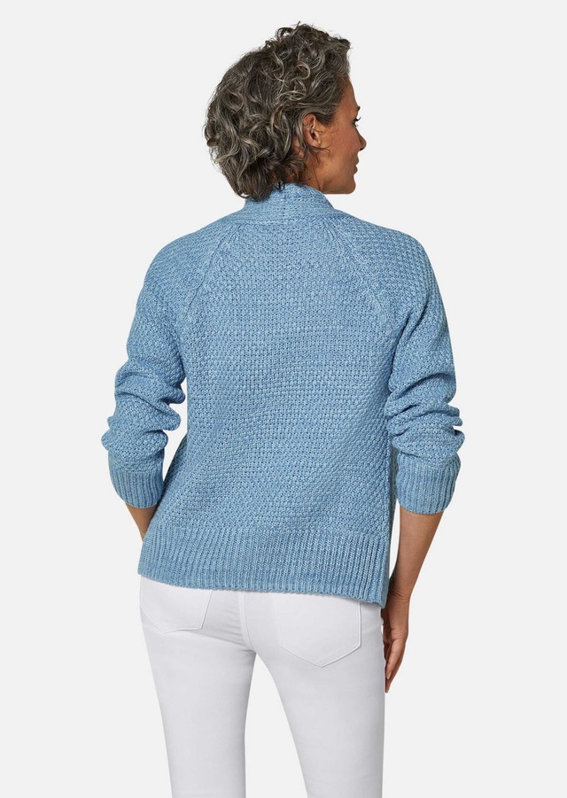 GOLDNER Strickjacke »Elegante Grobstrickjacke, Zopfmuster« Ohne