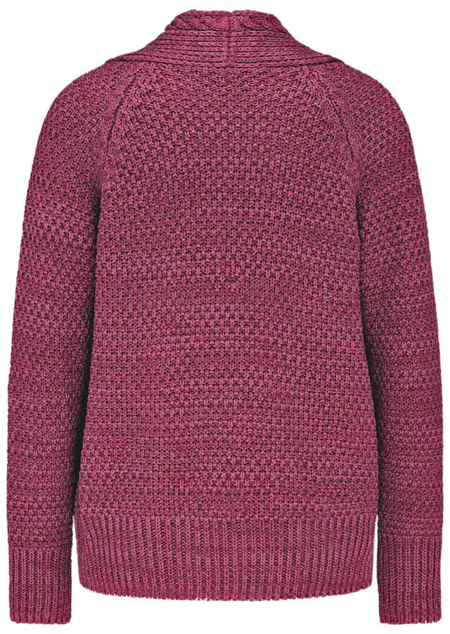 GOLDNER Strickjacke »Elegante Grobstrickjacke, Zopfmuster« Ohne