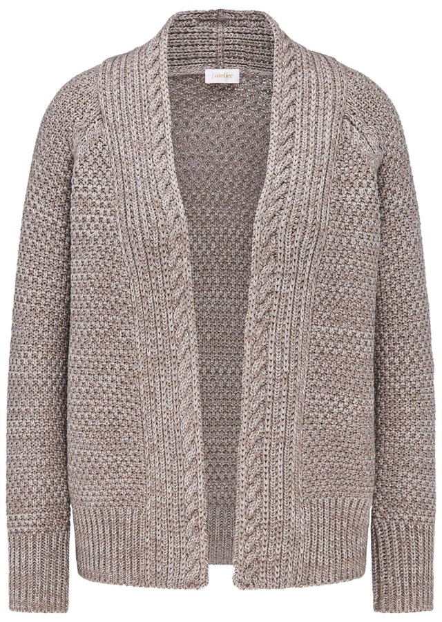 GOLDNER Strickjacke »Elegante Grobstrickjacke, Zopfmuster« Ohne