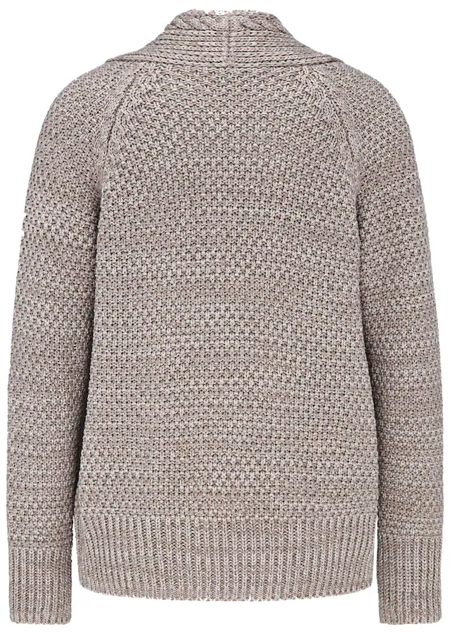 GOLDNER Strickjacke »Elegante Grobstrickjacke, Zopfmuster« Ohne