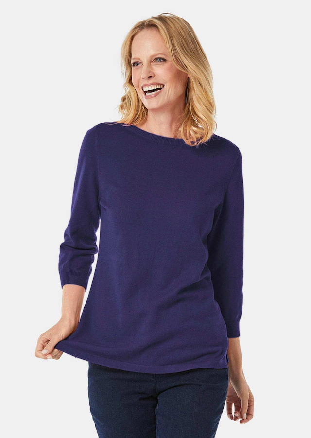 GOLDNER Strickpullover »Kurzgröße Pullover aus hochwertigem Garn« Ohne