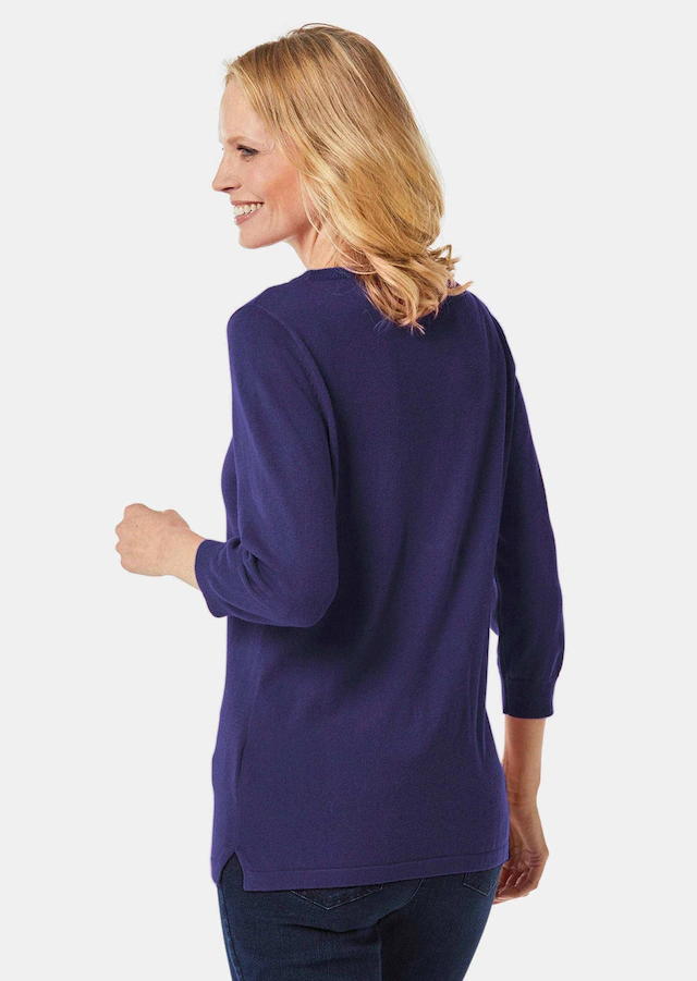 GOLDNER Strickpullover »Kurzgröße Pullover aus hochwertigem Garn« Ohne