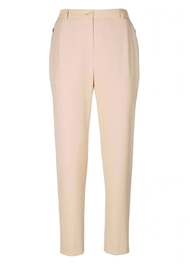 GOLDNER Stoffhose »Hose Anna mit Rippenstruktur« Ohne