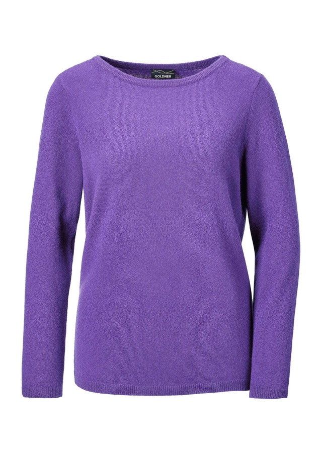 GOLDNER Strickpullover »Kurzgröße Feinstrickshirt mit U-Boot-Ausschnitt« keine/nicht relevant