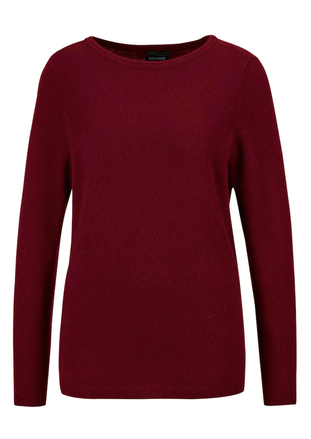 GOLDNER Strickpullover »Kurzgröße Feinstrickshirt mit U-Boot-Ausschnitt« keine/nicht relevant