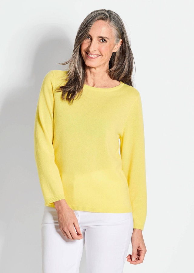 GOLDNER Strickpullover »Kurzgröße Feinstrickshirt mit U-Boot-Ausschnitt« keine/nicht relevant