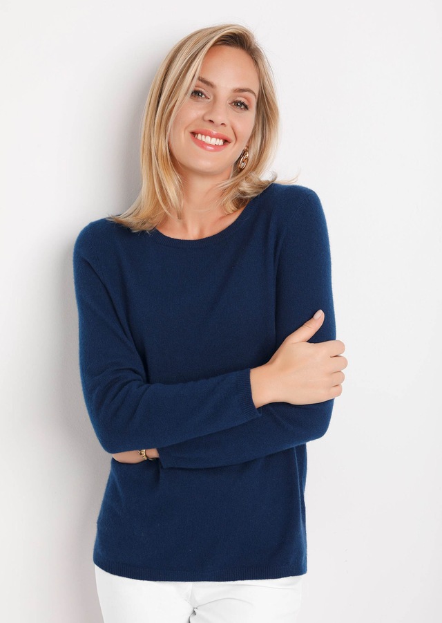 GOLDNER Strickpullover »Kurzgröße Feinstrickshirt mit U-Boot-Ausschnitt« keine/nicht relevant