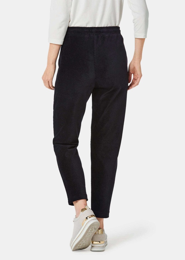 GOLDNER 2-in-1-Hose »Kurzgröße Lässige Casualhose SARA mit Tunnelzug« Gummibund mit Kordelband