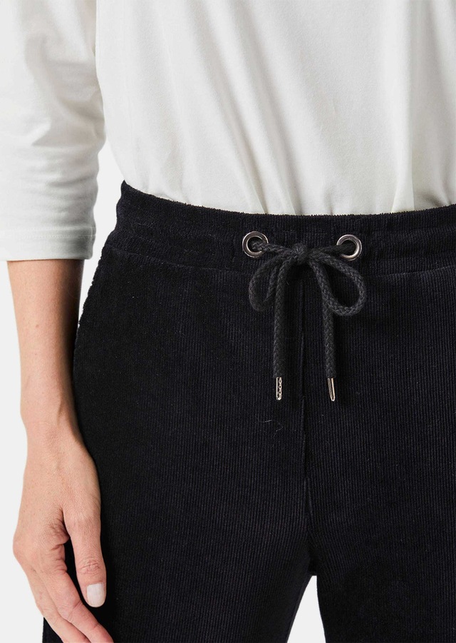 GOLDNER 2-in-1-Hose »Kurzgröße Lässige Casualhose SARA mit Tunnelzug« Gummibund mit Kordelband