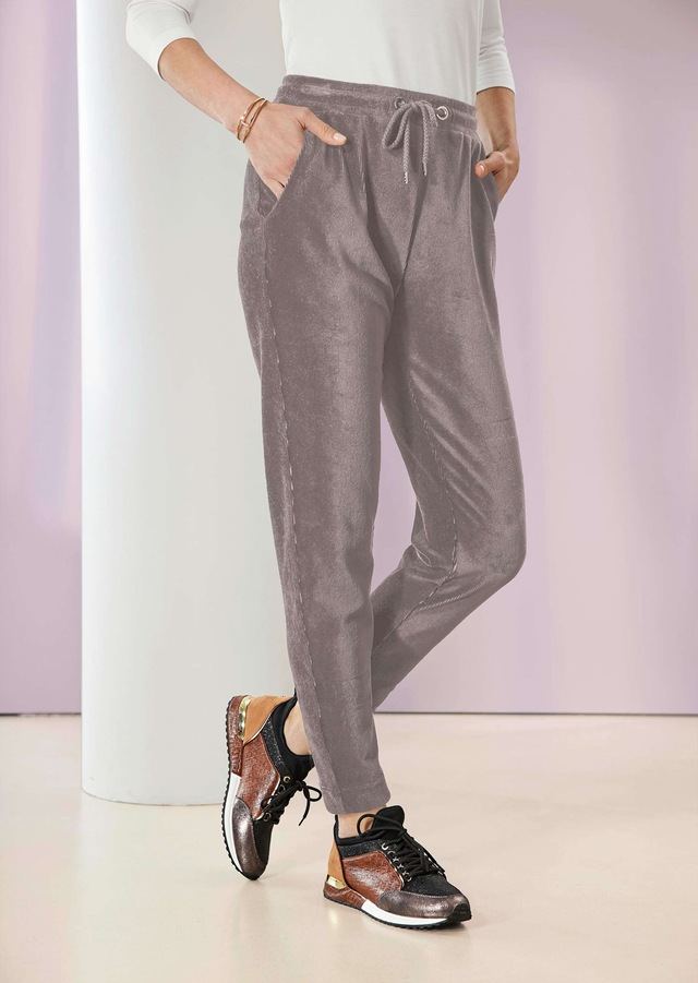 GOLDNER 2-in-1-Hose »Kurzgröße Lässige Casualhose SARA mit Tunnelzug« Gummibund mit Kordelband