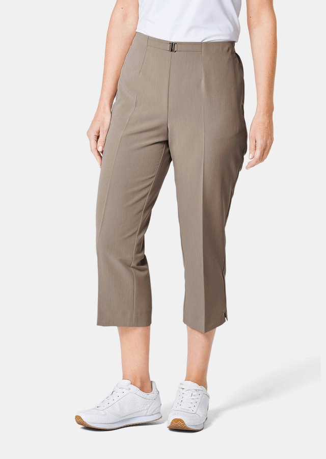 GOLDNER 7/8-Hose »3/4-Professlan-Schlupfhose Martha« mit Ziergürtel und-schließe
