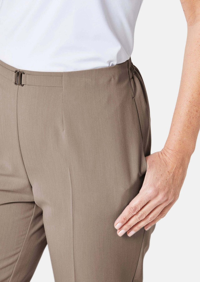 GOLDNER 7/8-Hose »3/4-Professlan-Schlupfhose Martha« mit Ziergürtel und-schließe