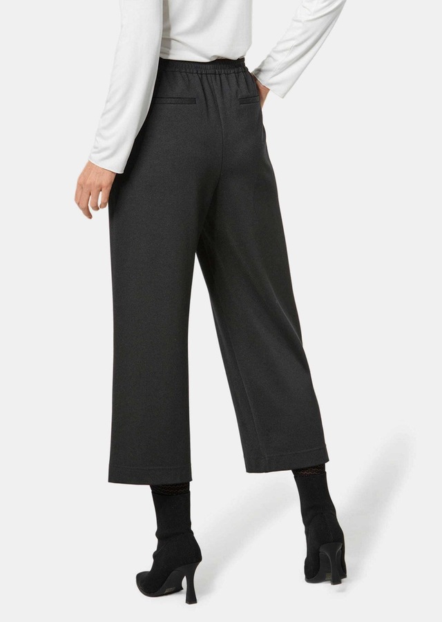 GOLDNER 7/8-Hose »Kurzgröße Verkürzte Jersey-Hose VERA mit Biesen« Ohne