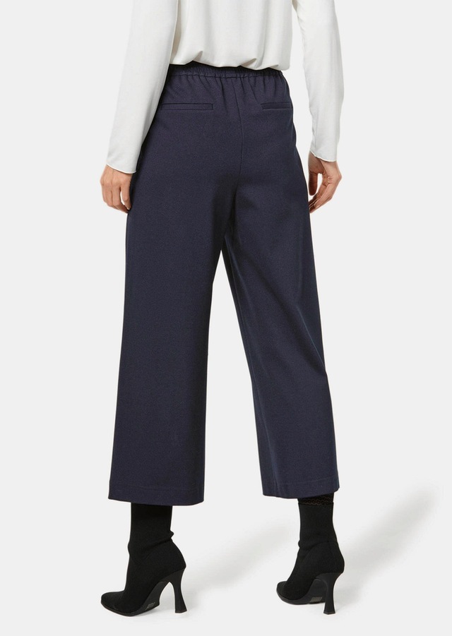 GOLDNER 7/8-Hose »Kurzgröße Verkürzte Jersey-Hose VERA mit Biesen« Ohne