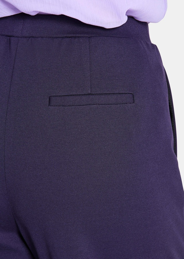 GOLDNER 7/8-Hose »Verkürzte Jersey-Hose VERA mit Biesen« Ohne