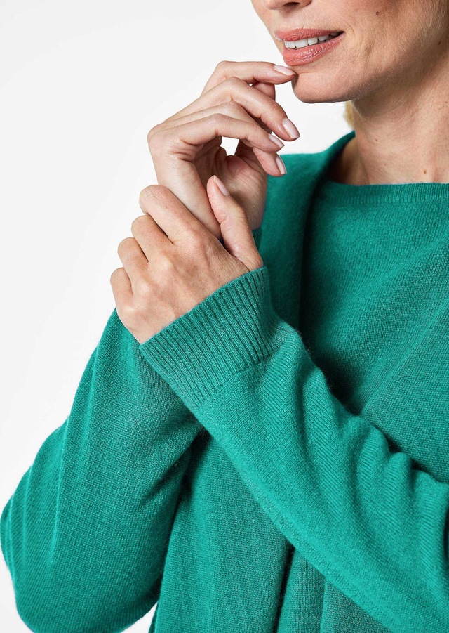 GOLDNER Strickjacke »Kurzgröße Langarm Feinstrick-Cardigan« Ohne