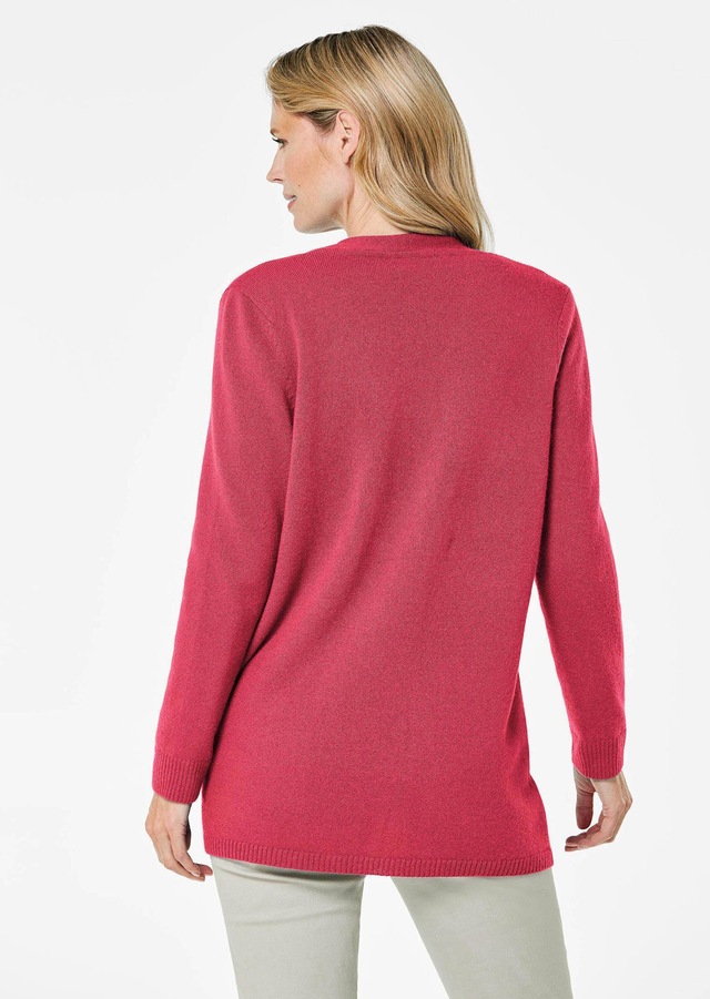 GOLDNER Strickjacke »Kurzgröße Langarm Feinstrick-Cardigan« Ohne