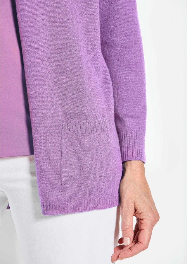 GOLDNER Strickjacke »Kurzgröße Langarm Feinstrick-Cardigan« Ohne