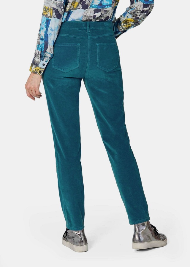 GOLDNER Schlupfhose »Kurzgröße Bequeme Samthose mit Wascheffekt« keine/nicht relevant