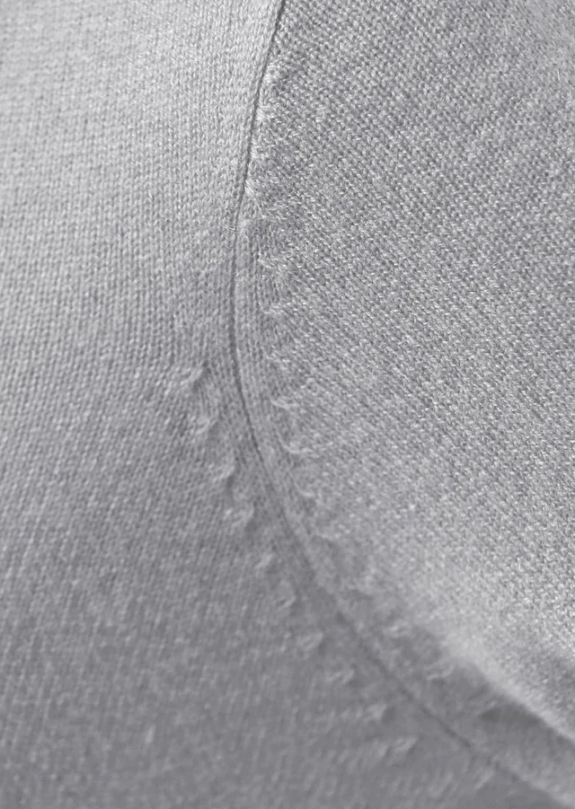 GOLDNER Strickpullover »Kurzgröße Kuschelweiche Kaschmir-Strickjacke mit Rundhals« Ohne