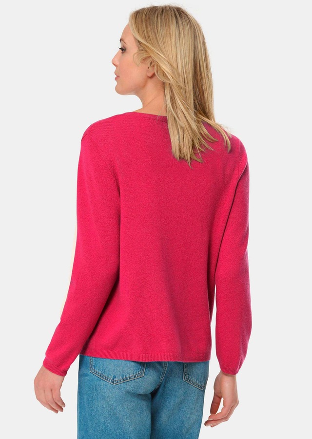 GOLDNER Strickjacke »Weiche Kaschmirstrickjacke mit V-Ausschnitt« Ohne