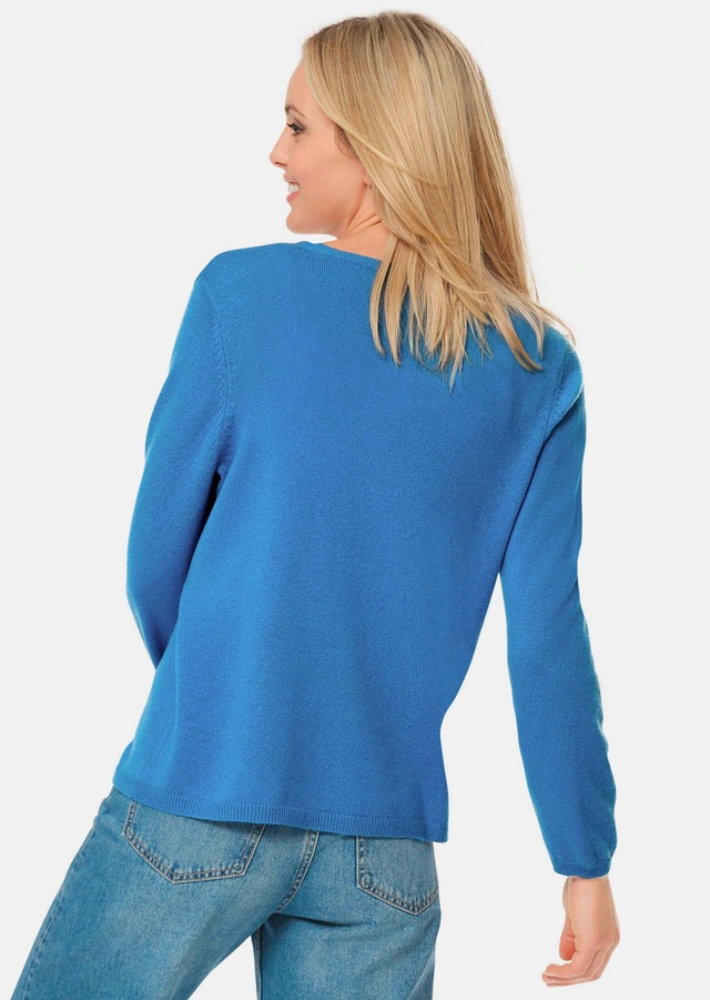 GOLDNER Strickjacke »Weiche Kaschmirstrickjacke mit V-Ausschnitt« Ohne