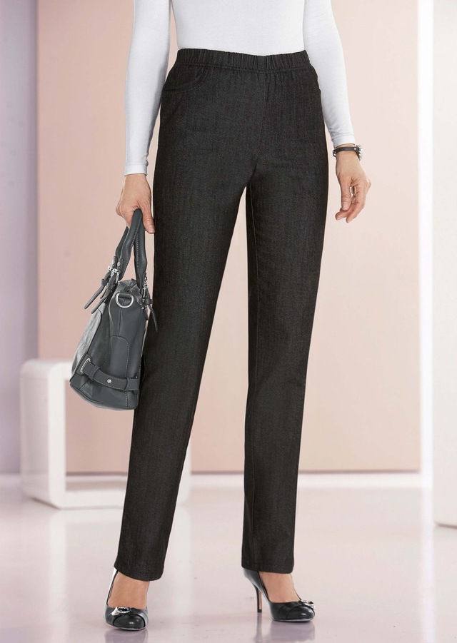 GOLDNER Regular-fit-Jeans »Bequeme Jeansschlupfhose Louisa« Ohne