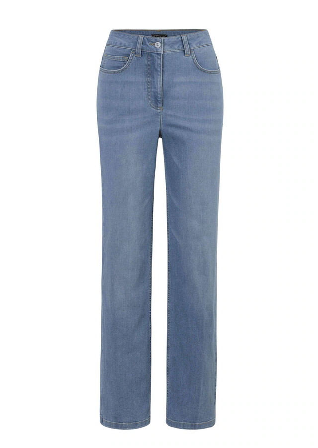 GOLDNER Stretch-Jeans »Klassische Denimhose, dezente Waschung« keine/nicht Relevant