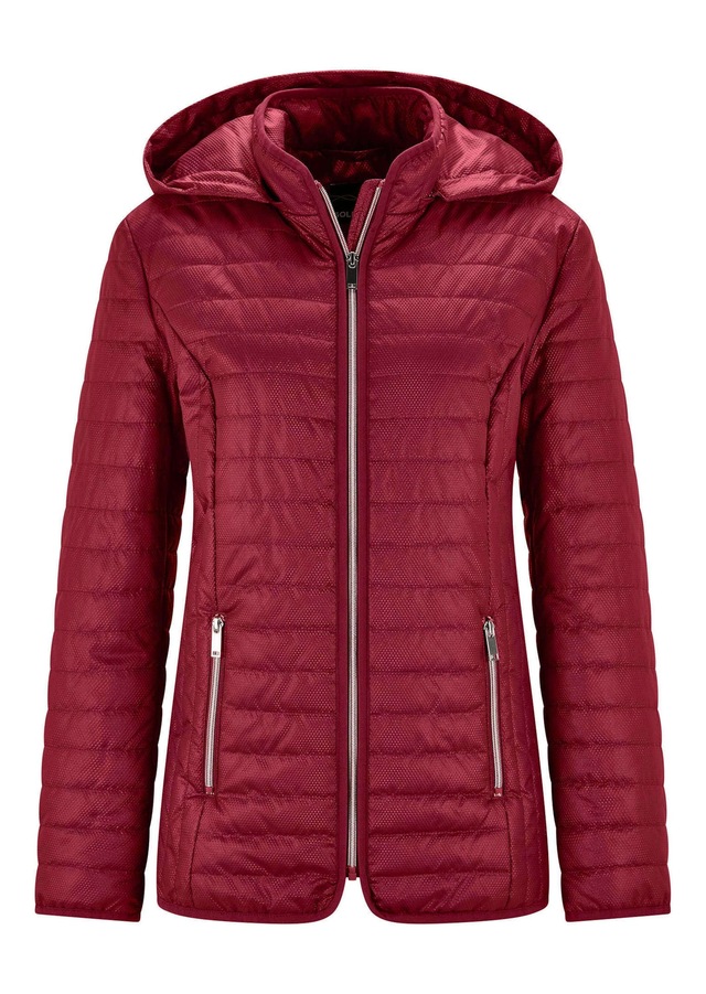 GOLDNER Steppjacke »Kurzgröße Kapuzenjacke mit Stehkragen« Sportive Steppjacke mit leichter Wattierung