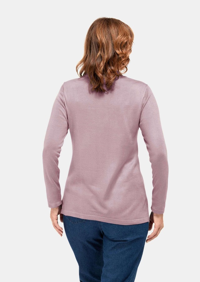 GOLDNER Strickpullover »Kurzgröße Strickpullover mit Stehbundkragen« wie echter Kaschmir
