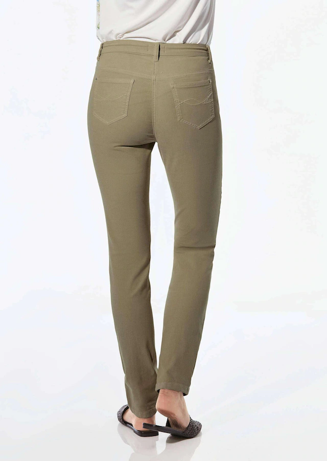 GOLDNER Regular-fit-Jeans »Lange Freizeithose BELLA mit Formbund« Ohne