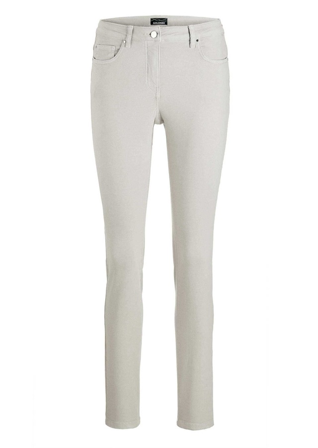 GOLDNER Regular-fit-Jeans »Lange Freizeithose BELLA mit Formbund« Ohne