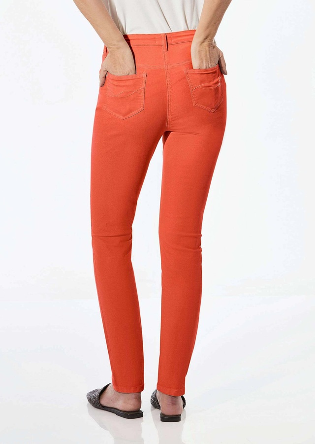 GOLDNER Regular-fit-Jeans »Lange Freizeithose BELLA mit Formbund« Ohne